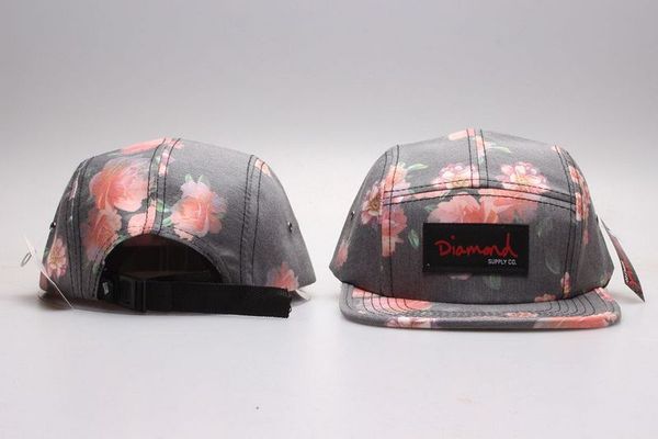 

Новые горячие цветок strapback 5 панель шляпы Snapback шляпы шапки мужчины 2016 Snapbacks регулируемая Алмаз питания co Snap back шапки топ YP_5174