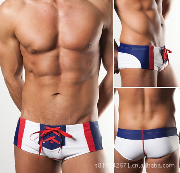 

seobean summer men's swimwear sport swim shorts low rise men swimsuit fashion men's swimming shorts surfing beachwear se40