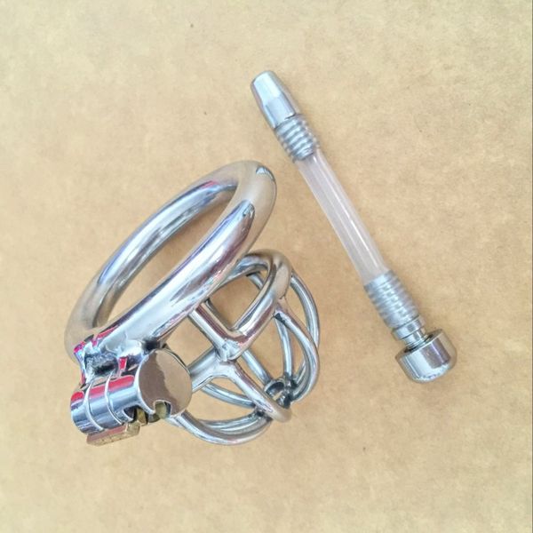 

chastity with device stainless insert steel cage urethral small male chastity xcqul