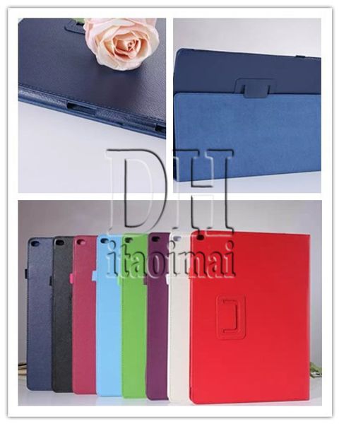 PU Magnetic Litchi Book Cover Smart Case in pelle con supporto per Apple ipad Pro 12.9 '' Ipad Air 2 Ipad 4 Mini