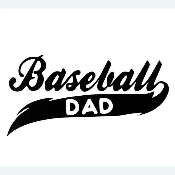 

baseball папа стикер окна автомобиля грузовик деколи мотоцикл внедорожников бампер окна автомобиля laptop автомобиля стилистики