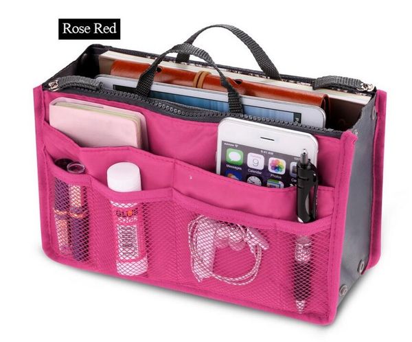 

clear compact portable women makeup organizer bag girls cosmetic bag toiletry travel kits storage hand bag track