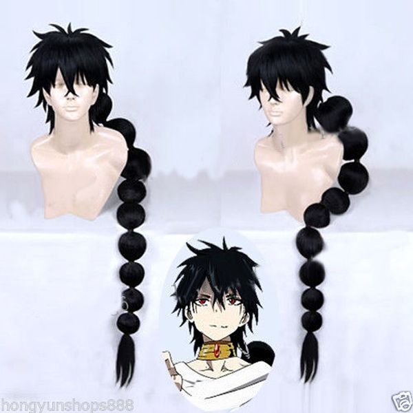 

wigs><japanese anime show magi judal judaru cosplay wig curly black long wigs