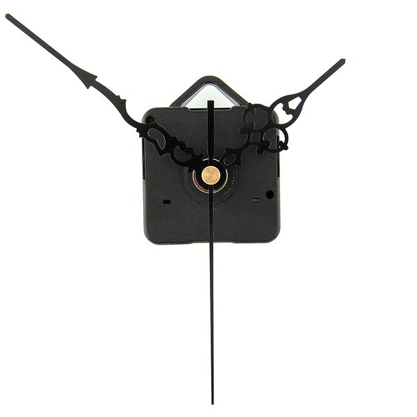 

wholesale-hot new diy mechanism quartz clock movement parts replacement repair tools set kit all-black hands gift elegant