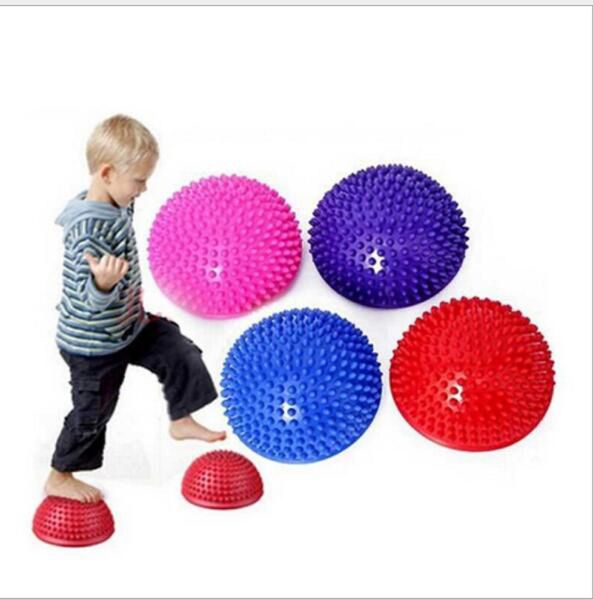 

children Yoga Half Ball Physical Fitness Appliance Exercise balance Ball massage Point stepping stones balance Ball for children XT