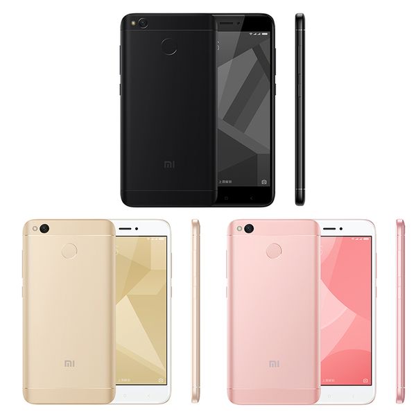 Telefono cellulare originale Xiaomi Redmi 4X 4G LTE 3GB RAM 32GB ROM Snapdragon 435 Octa Core Android 5.0 pollici 13MP ID impronta digitale Smart Phone
