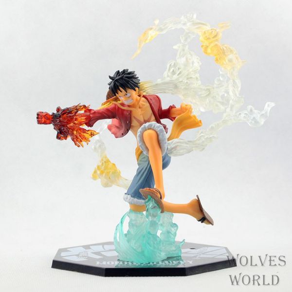 

one piece luffy fighting film ver 15cm pvc action figure toy collection model doll gift for boys with retail box ing