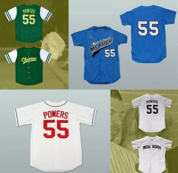 

Cheap 55 Kenny Powers Mexican Charros Atlanta New York Myrtle Beach Mermen All Stitched Baseball Jerseys Good Free Shipping