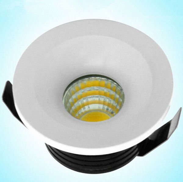 Hot venda Super LED recesso micro miniatura pequena ajustável mini-5W LED downlight COB dimmable down light Quente Branco Frio AC85-265V