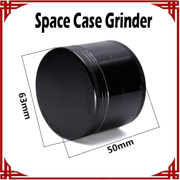 

[ большая распродажа ] Space Case Grinder 63mm Herb Grinder 4 шт. табачные шлифовальные машины с треугольным скребком алюминиевый сплав против вогнутых шлифовальных машин