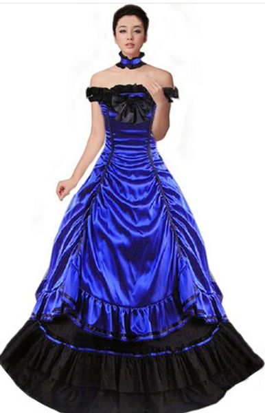 

gt017) women gothic lolita dress southern ball gown victorian halloween costumes customized xs s m l xl xxl, Black;red