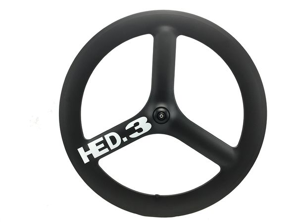 

Hed carbon 3 poke wheel 65mm depth clincher tubular carbon tri poke wheel for track road bike carbono tri poke wheel 700c