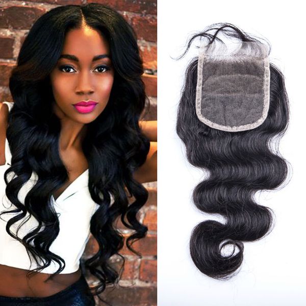 

5x5 brazilian lace closure bleached knots straight body wave deep wave loose wave yaki kinky straight curly style, Black;brown