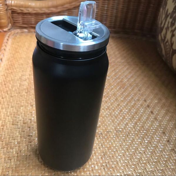 

логотип роскошный черный 450 мл чашка вакуума соломы термосы автомобильные бутылка-фляга чашки garrafa бутылки из нержавеющей стали термос g