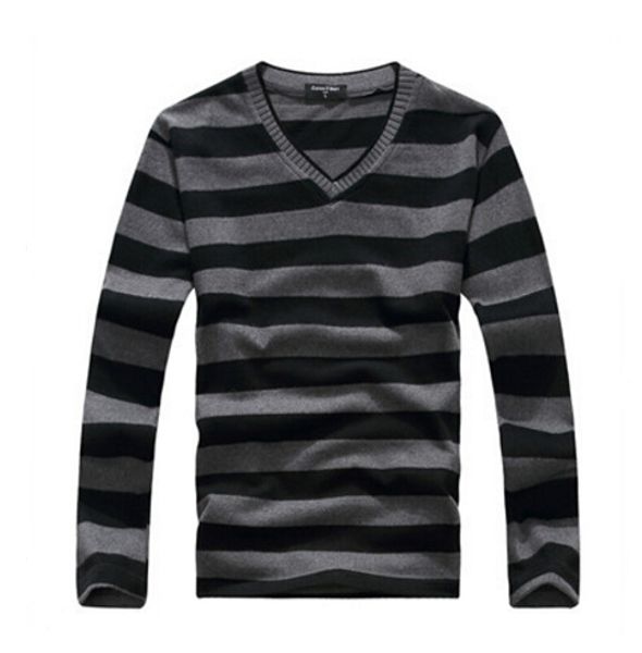 

wholesale- mytl new arrival 2016 men's long-sleeved cotton stripes sweater fashion and pullover men brand new of, White;black