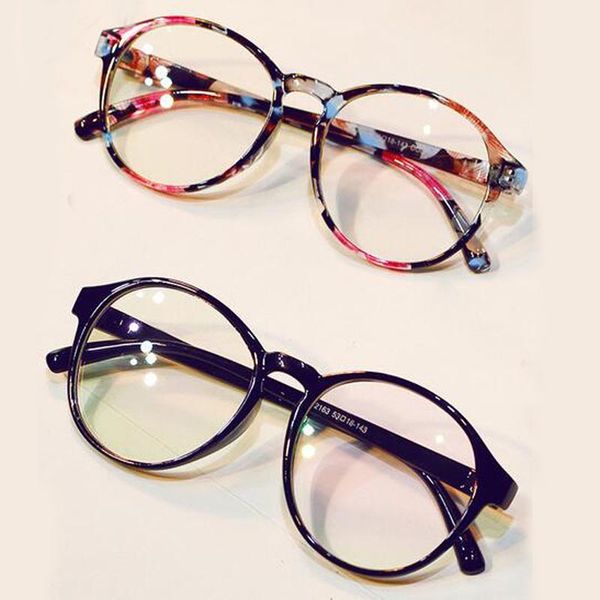 

wholesale- 2017 new eyeglasses round women/men eyewear spectacles frame uv400 anti-fatigue glasses gafas, Silver