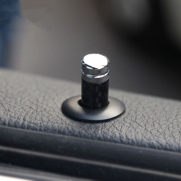 

1 комплект из углеродного волокна двери автомобиля украшения поднимаясь болт кры