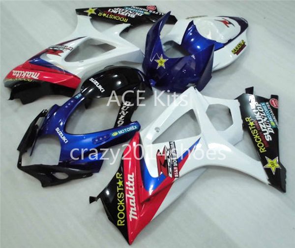 

5 бесплатных подарков новый abs мотоцикл обтекатель комплекты 100% подходит для suzuki gsxr1000 k7 2007-2008 gsxr 1000 k7 07-08 красный черн