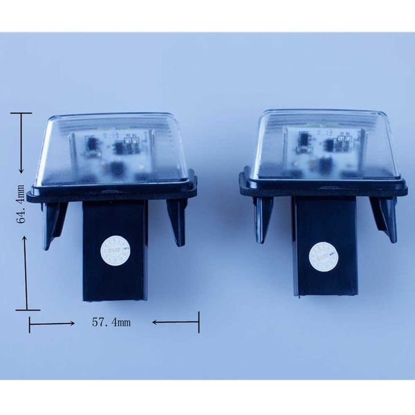 

car 2pcs 20 smd led number license plate lamp for peugeot citroen