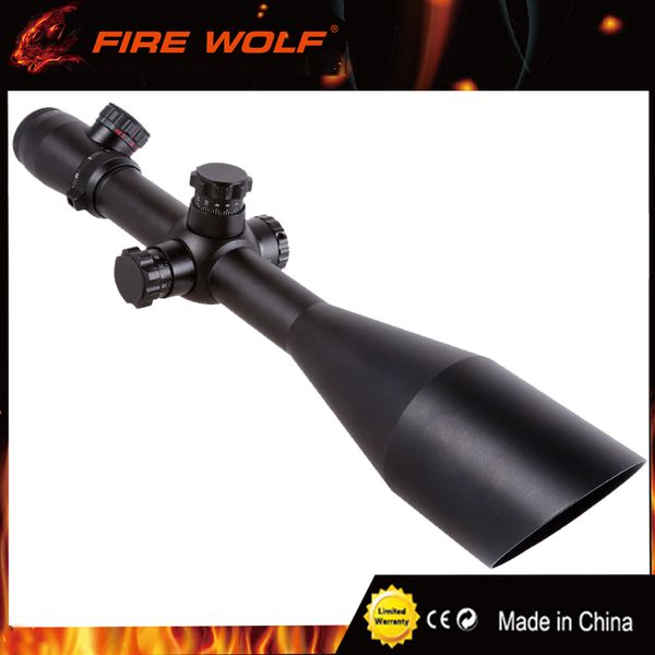 

FIRE WOLF M1 6-24X60 Tactical Optics Riflescope Red&Green Dot Reticle Fiber Sight Rifle Scope 30mm Tube