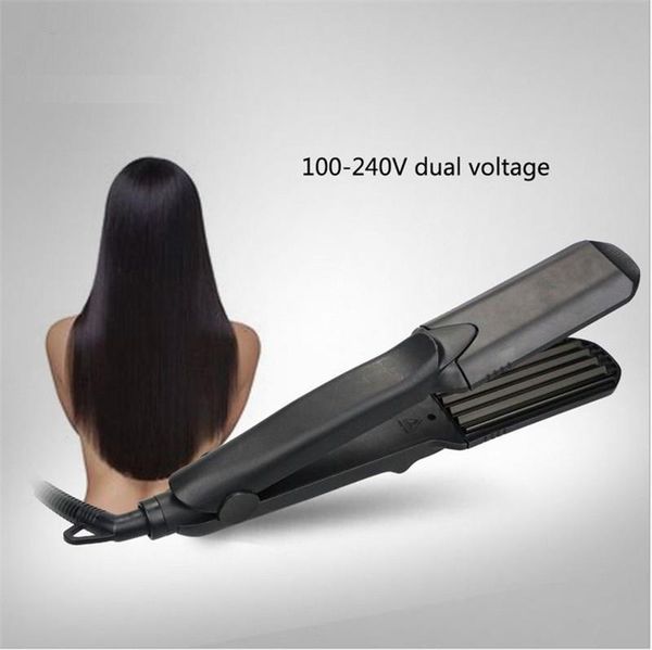 

hair artifact straight corn 4 in 1 plate changing ceramic electric splint dry and wet eub205, Black