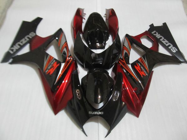 

motorcycle fairing kit for suzuki gsxr1000 07 08 wine red black fairings set gsxr1000 2007 2008 ot06