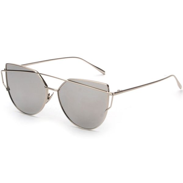 

sunglasses quality womens new metal sunglasses eye party pink mirror cat summer luxury 2017 style hfijv, White;black