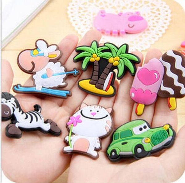 

new design cute animal fridge magnet colorful sticker for decoration fridge and furniture mix color 3.5cm