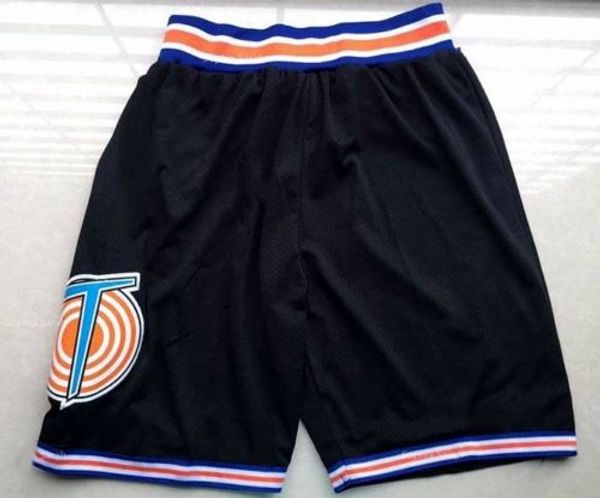 

mens movie tune squad jersey space jam shorts monstars color white black s-xxl