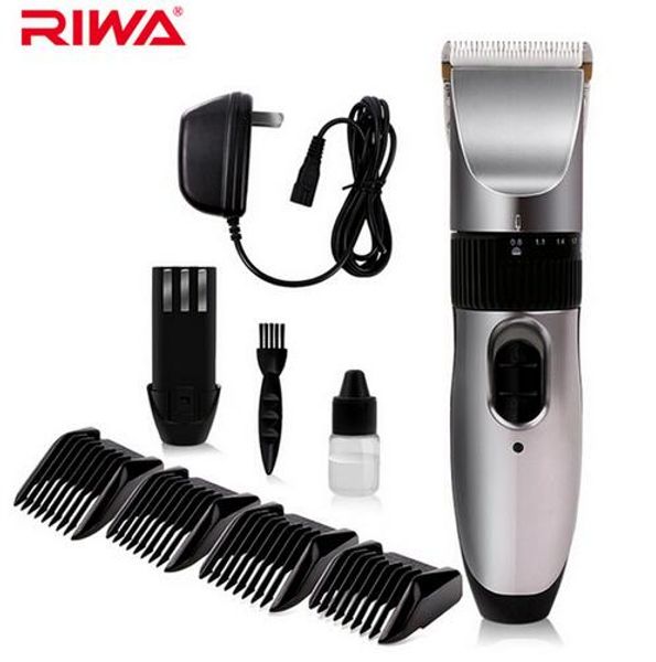 

riwa re-539c professional hair trimmer hair clipper men electric barber cutter hair cutting machine haircut ceramic titanium blade