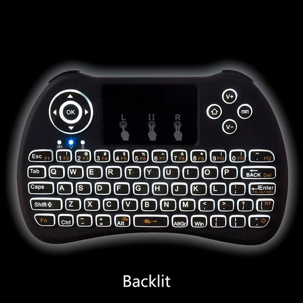 

Original Backlight i8 i8+ H9 2.4G Wireless English Keyboard Backlit with Touchpad for Mini PC Smart TV TV Box Laptop PC