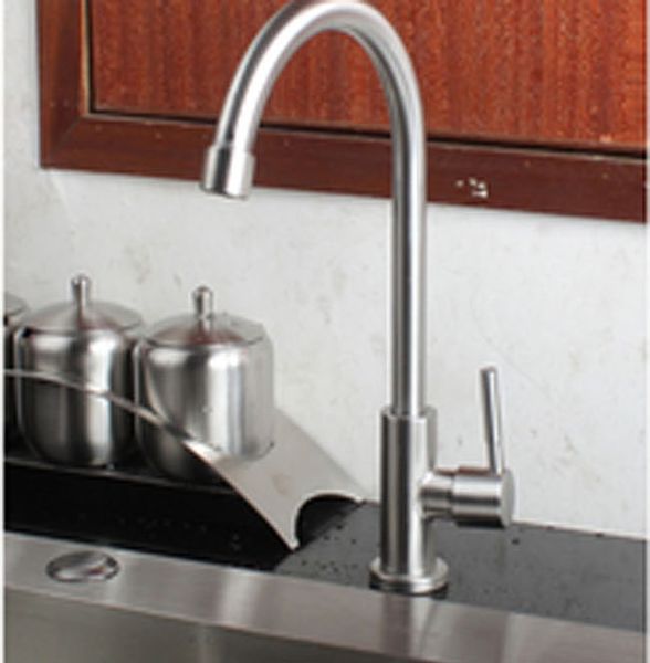 

2017 contemporary kitchen accessories sink stainless steel sus 304 dish basin cold faucet water tap brushed best