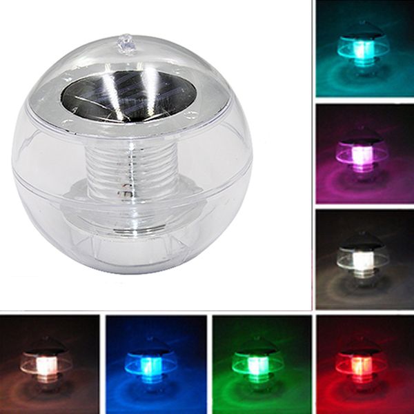 Солнечный коллектор Отбеливание свет водонепроницаемый LED бассейн огни Праздничная Атмосфера огни желтый / красный / белый / зеленый / синий / красочные