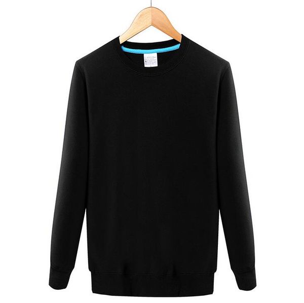 

spring men's hoodies sweatshirts mens round neck casual sweater mh005, Black