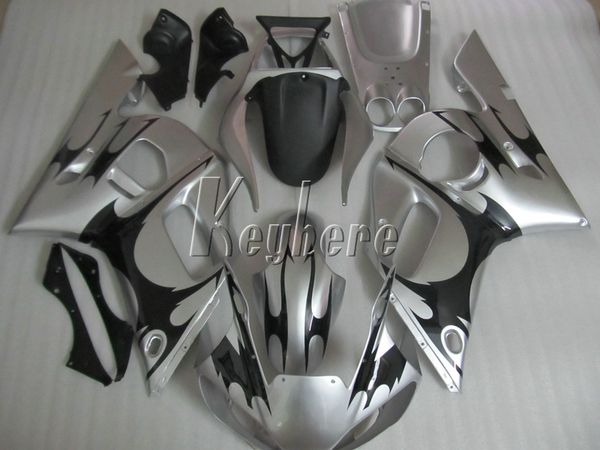 

abs plastic fairings for yamaha yzr r6 98 99 00 01 02 silver black fairing kit yzf r6 1998-2002 ht42