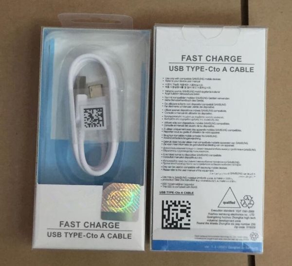 

Оригинальное Качество Тип C USB Быстрая Зарядка Кабель Черный / Белый 1.2 М Синхрониз