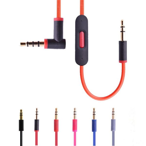 Kopfhörerkabel Kfz-Freisprech-Kopfhörerleitung Neueste rote Ersatzkabel Drahtfarben Control Talk MIC-Verlängerung Audio-AUX-Kabel