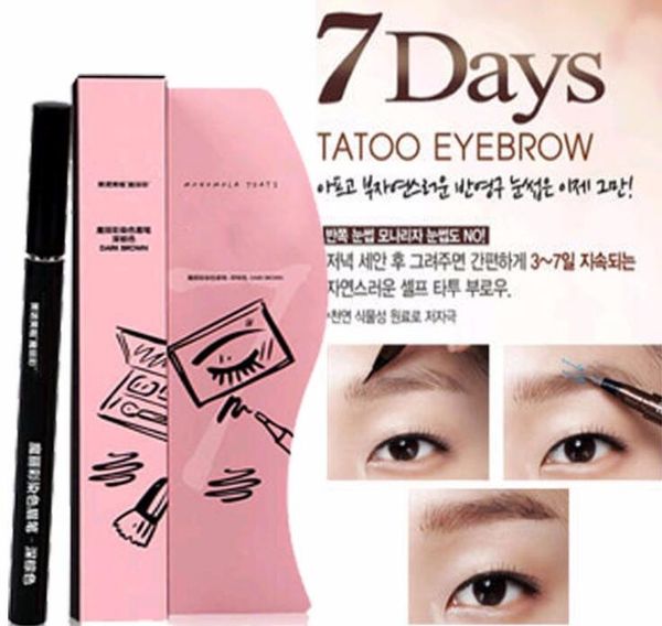 

Waterproof Brown 7 Days Eye Brow Eyebrow Tattoo Pen Liner Long Lasting Makeup Women Gifts High Quality Eyebrow Liner