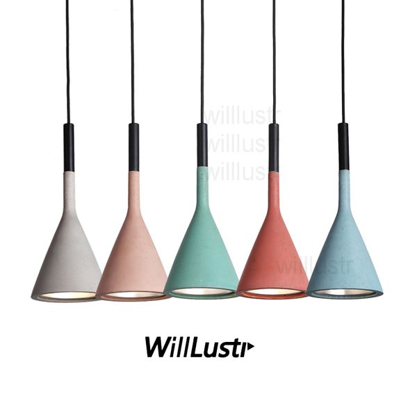 

modern aplomb suspension light concrete pendant lighting paolo lucidi luca pevere studio lucidi&pevere handmade cement lamp