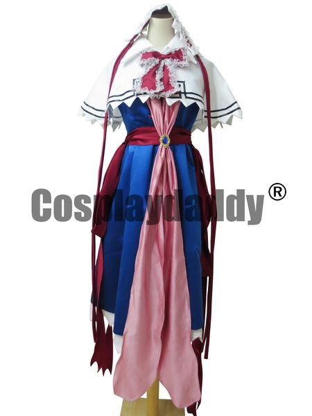 Touhou Project Alice Margatroid Costume Cosplay vestito personalizzato