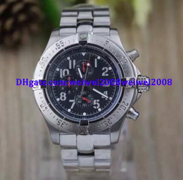 

luxury watch mens white date quartz seawolf stainless steel sport chronograph watch men rubber belt dive wristwatch, Slivery;brown