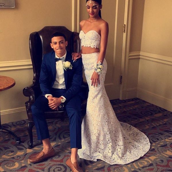 

скромные кружевные две штаны платья выпускного вечера оболочки 2017 простой белый милая без рукавов длинные вечерние платья партии дешевые с, Black