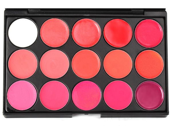 

wholesale-2016 fashion special professional cosmetics 15 color gorgeous make up lipsticks beauty gloss lip gloss makeup palette