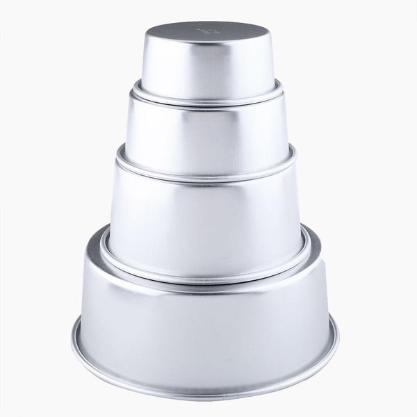 

wholesale- 5" aluminum alloy round cake baking mould pan tin mold tray bakeware tool