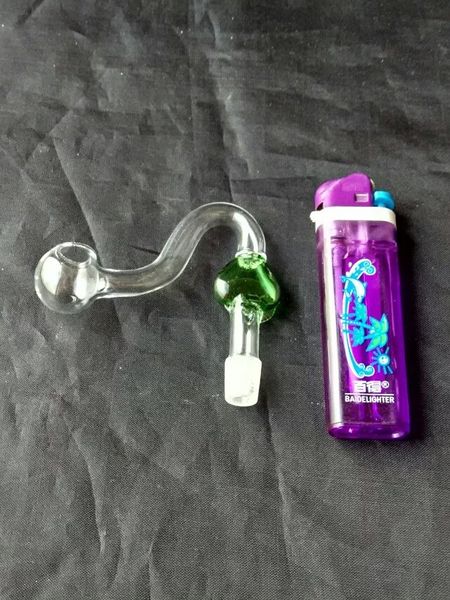 Pfirsichherz S Topf, Großhandel Glasbongs Zubehör, Glas Shisha, Wasserpfeife Rauch Kostenloser Versand