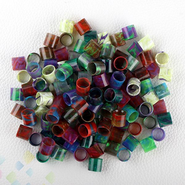 

Epoxy Resin Drip Tips For Cleito Atomizer Tank High quality Pretty Pattern Wide Bore Mouthpiece E Cigarette DHL Free