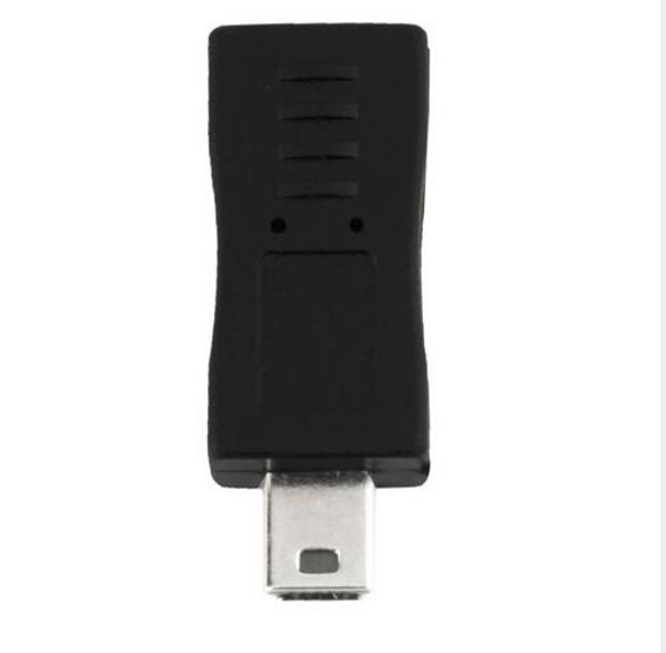 

cell phones accessories portable and stylish black color micro usb female to mini usb male adapter converter convenient to use