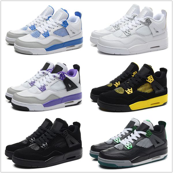 

wholesale 4 basketball shoes low barons run running shoes womens black runings shoe athletic outdoor sneakers size36-40, White;red