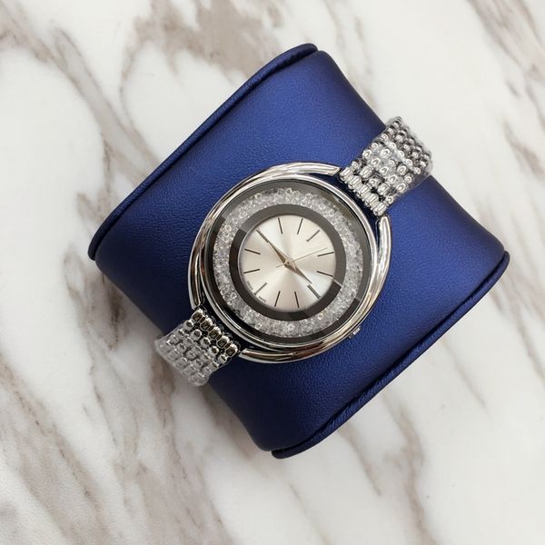 

2018 новый стиль моды женщины часы полный алмаз lady steel chain wristwatch роскошные кварцевые часы высокого качества отдыха модельером час, Slivery;brown