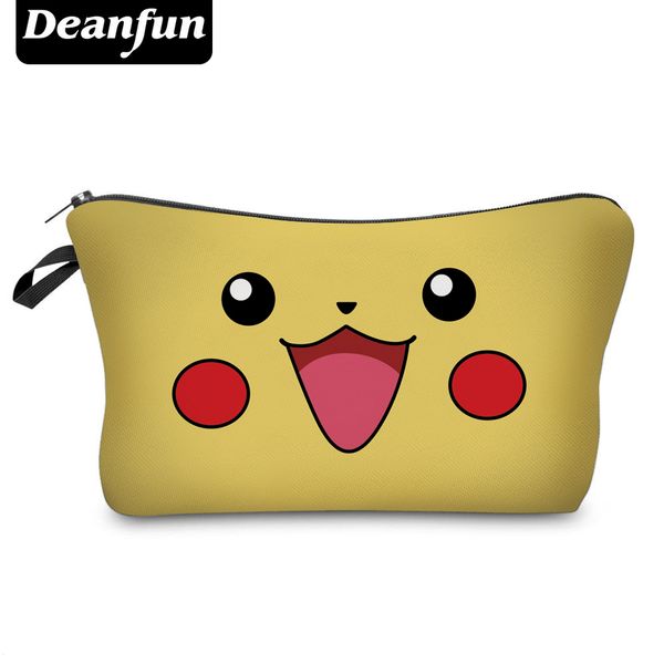 

wholesale- deanfun 3d printed cartoon cosmetic bags organizer for women makeup travelling cute gift 50921
